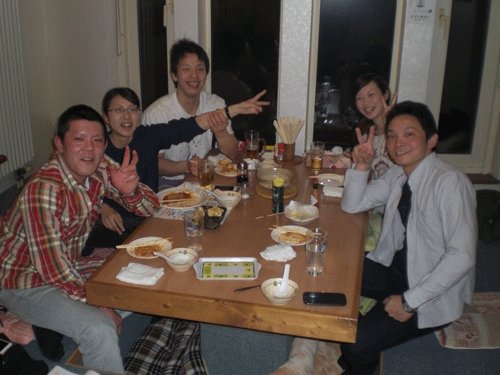 昨夜のお客さま!同級生の宴♪