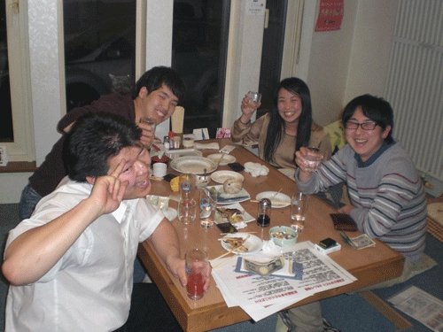 昨夜のお客さま!畜大の同級生♪