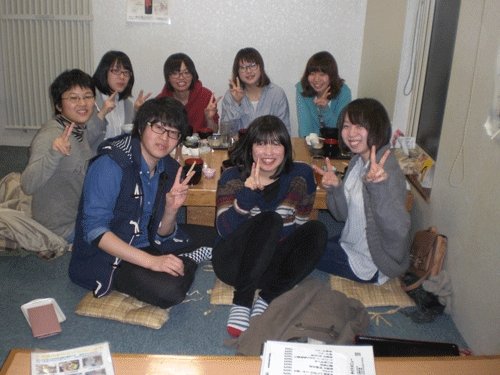 昨夜のお客さま!帯広畜産大学「うしぶ。」の新歓ディナー♪