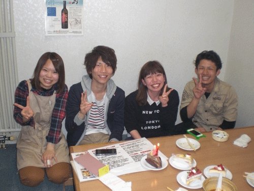 昨夜のお客さま!お誕生日に♪