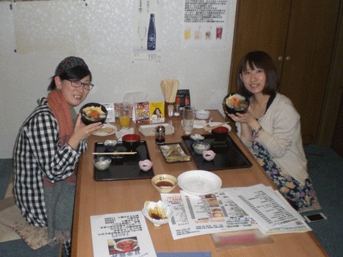 昨夜のお客さま!女性おふたりでご来店♪