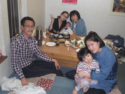 昨夜のお客さま!喜界島から里帰り♪