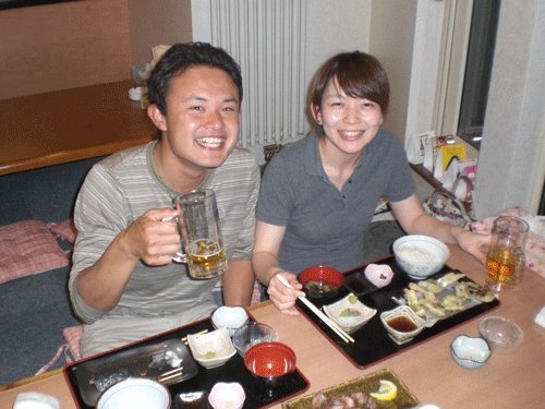 昨夜のお客さま!カップルで♪