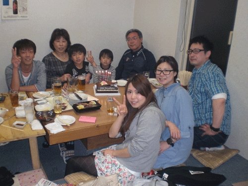 昨夜のお客さま!お世話になっています♪