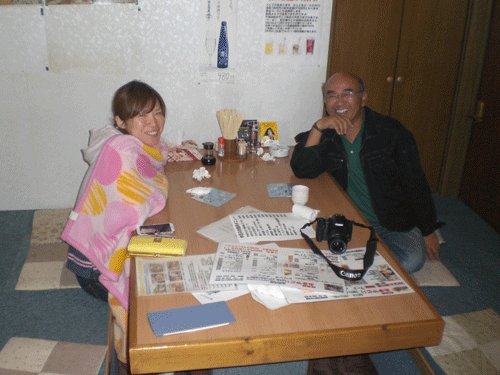 昨夜のお客さま!ブログ仲間♪