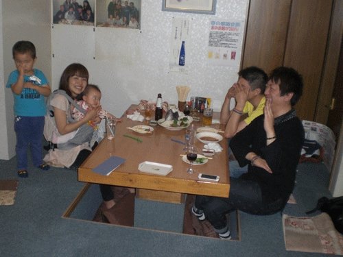 昨夜のお客さま!何のポーズかなぁ♪