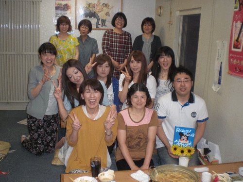 昨夜のお客さま!歓送迎会♪