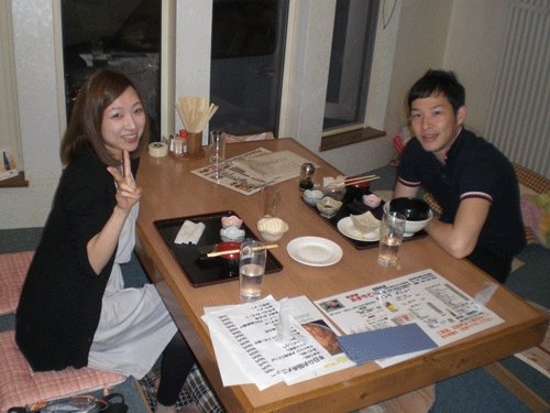 昨夜のお客さま!カップルでご来店♪