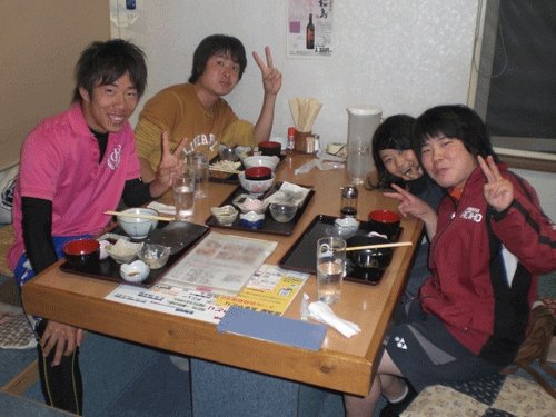 昨夜のお客さま!畜大生のワンコインディナー♪