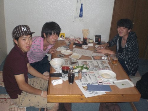 昨夜のお客さま!若いお客さま♪