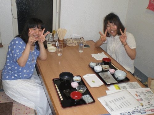 昨夜のお客さま！女性おふたりで♪