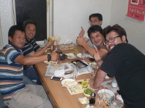 昨夜のお客さま!楽しいお客さまでしたよ♪