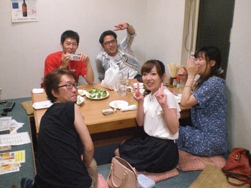 昨夜のお客さま！同級生♪