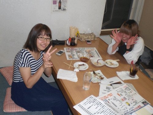 昨夜のお客さま！女性おふたりで♪