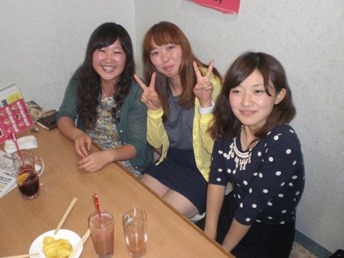 昨夜のお客さま！笑顔をありがとうね♪