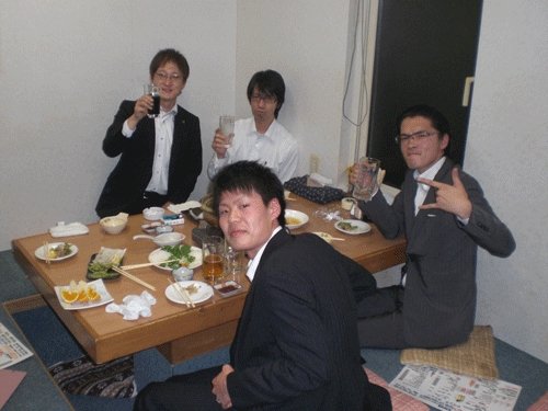 昨夜のお客さま！楽しい宴♪