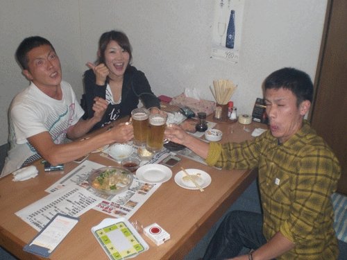 昨夜のお客さま！美女と野獣（笑）♪