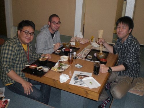 昨夜のお客さま！札幌、登別から♪