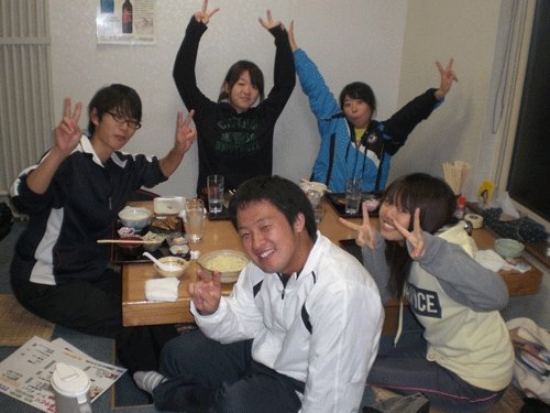 昨夜のお客さま！畜大生のディナー♪