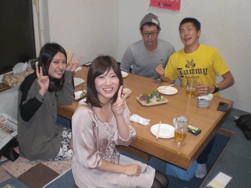 昨夜のお客さま！美女と野獣（笑い）♪