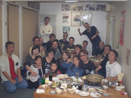 昨夜のお客さま！仲間たちの宴会♪