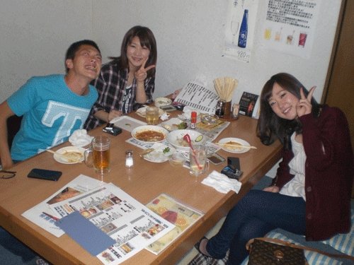 昨夜のお客さま！今夜も美女と野獣（笑）♪