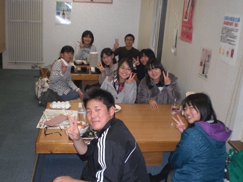 昨夜のお客さま！畜大生のディナー♪