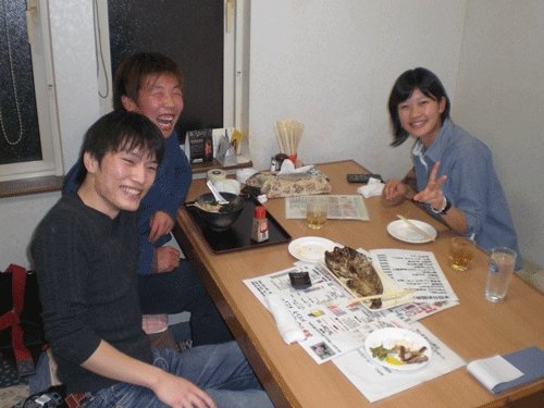 昨夜のお客さま！彼女は帰ってしまう♪