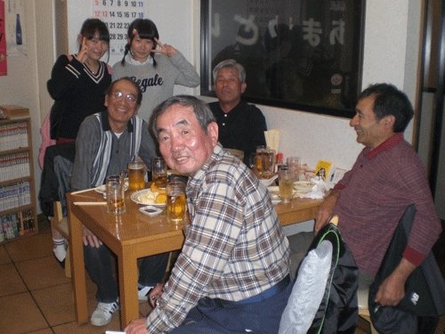 昨夜のお客さま！若い方から力をもらって♪