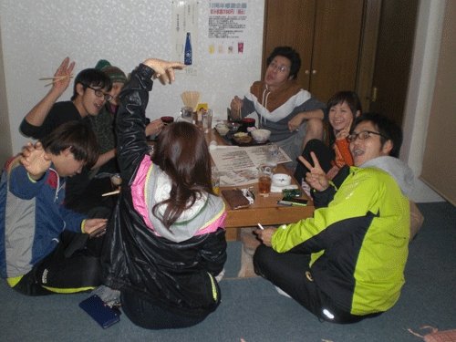 昨夜のお客さま！仲間達♪