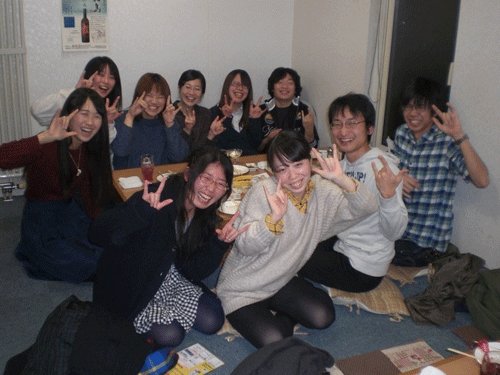 昨夜のお客さま!みなさん若いよね♪