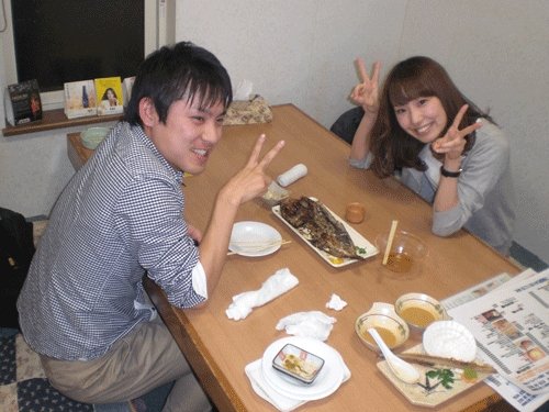 昨夜のお客さま!カップルでご来店♪