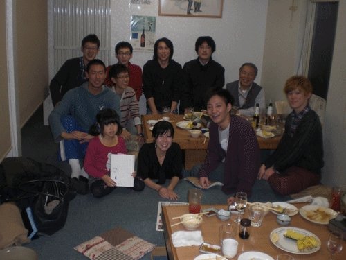 昨夜のお客さま!帯広畜大生 卒論発表を終えて♪