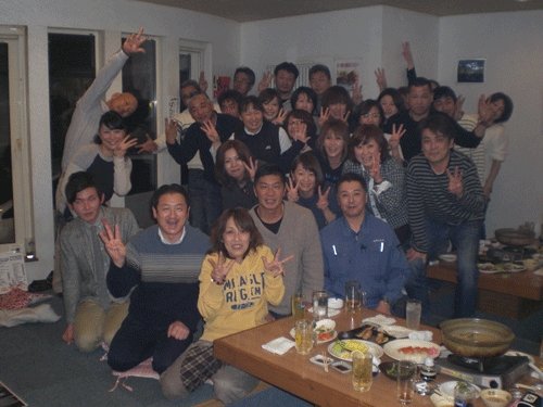 昨夜のお客さま!白樺学園アイスホッケー祝勝会♪