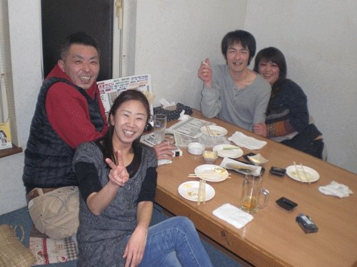 昨夜のお客さま！今年もよろしくお願い致します♪