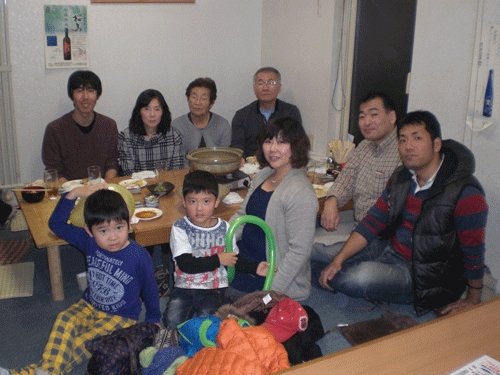 昨夜のお客さま!子供達も大きくなったね♪