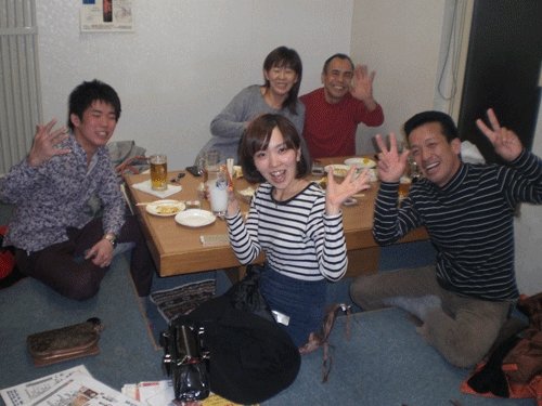 昨夜のお客さま!ご家族で新年会♪