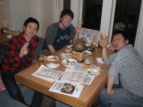 昨夜のお客さま！3人でご来店♪