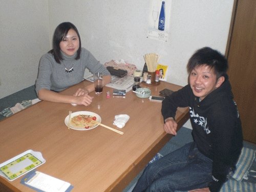 昨夜のお客さま!若いお客さま♪