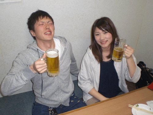 昨夜のお客さま!美女と野獣の常連さん♪