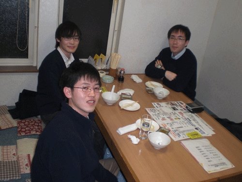 昨夜のお客さま!畜大生のディナー♪