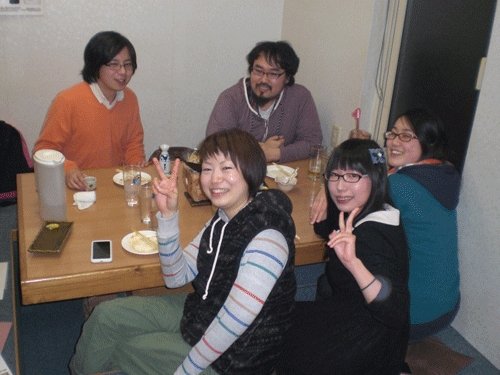 昨夜のお客さま!今夜も宴会だぁ♪