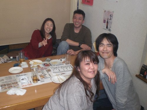 昨夜のお客さま!常連さんに感謝♪