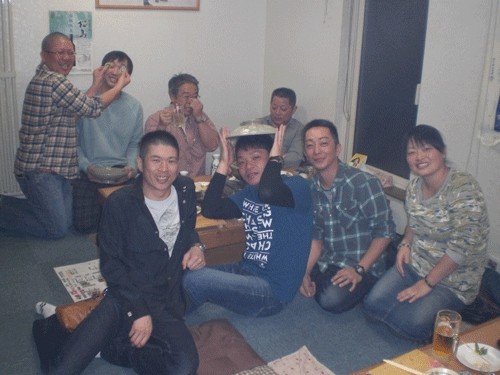 昨夜のお客さま!今夜は宴会だぁ♪