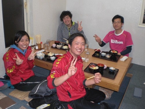 昨夜のお客さま!帯広の畜大生♪