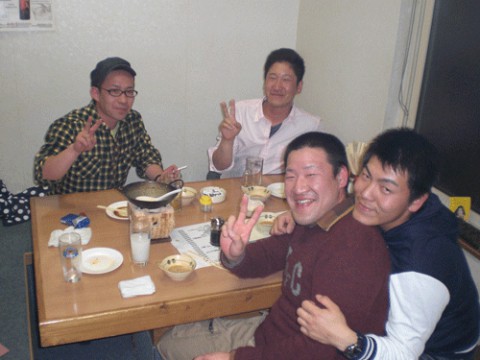 昨夜のお客さま!今夜は宴会だぁ♪