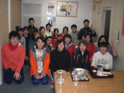 昨夜のお客さま!畜大生、新歓の季節です♪