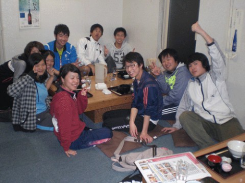 昨夜のお客さま!畜大生のディナー♪