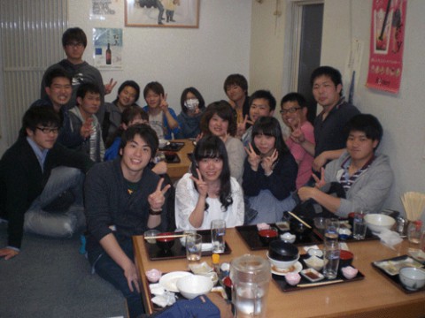 昨夜のお客さま!帯広畜大ラグビー部新歓♪