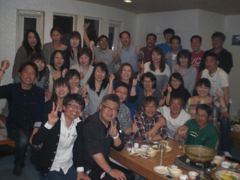 昨夜のお客さま!今年度の活躍を願って♪